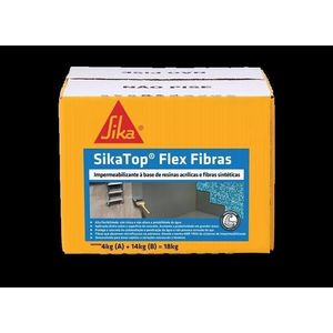 Sikatop Flex Fibra Caixa 18Kg Cinza