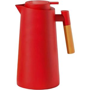 Garrafa Térmica De Mesa Nórdica Vermelho Chimarrão Café 1l