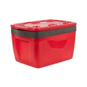 Caixa Térmica Cooler 65l Porta Copos Vermelho