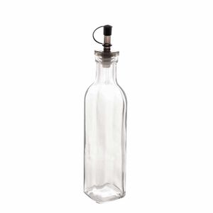 Garrafa Para Azeite De Vidro Com Tampa Galheteiro Lyor 270ml