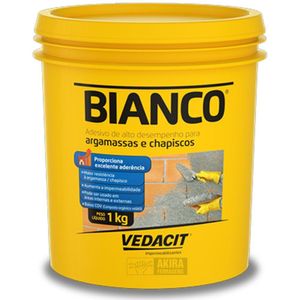 Bianco 1 Kg Adesivo Aditivo Fixa Vedacit