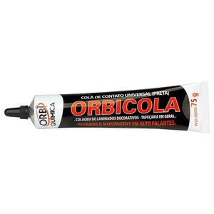 Adesivo Contato Orbicola Preto 75g Orbi Quimica