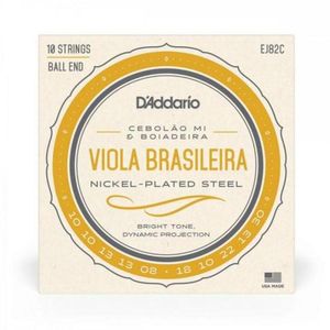 Encordoamento Para Viola Brasileira Cebolão Mi/boiadeira