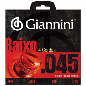 Encordoamento Para Contrabaixo Geebrs 0.45 Giannini