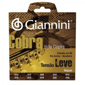 Encordoamento Para Viola Gesvnl Serie Cobra Aco Leve Giannini