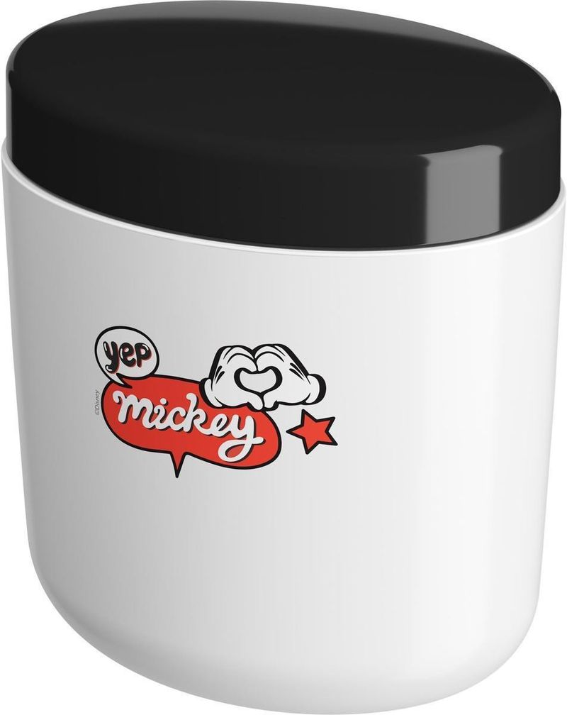 Porta-Algodao-Bulky-Coza-Disney-Branco-Com-Preto