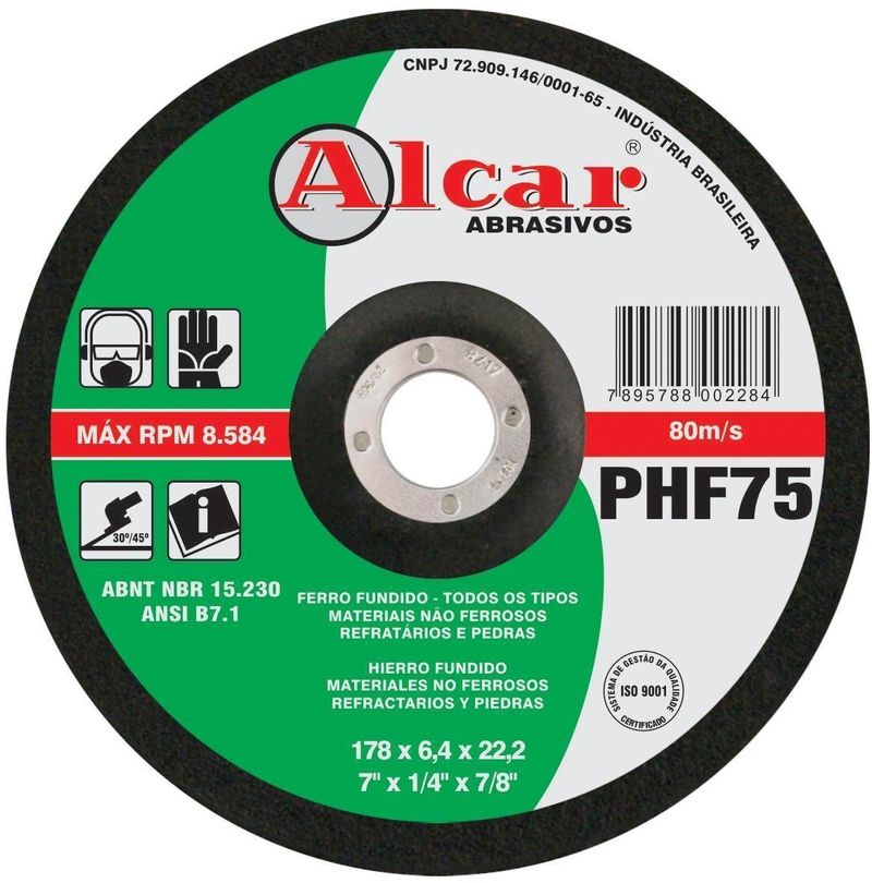 Disco-de-Desbaste-Alcar-114-3x6-4x22-2mm-PHF-45