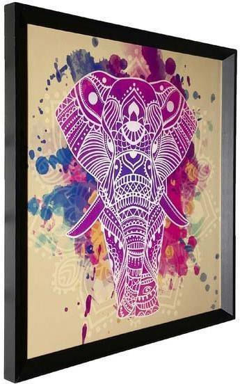 Quadro-Decorativo-Arte-Propria-Mandala-Elefante-Ii-50x50cm