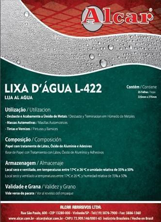 Lixa-Dagua-Alcar-L-422-Grao-180-225X275mm