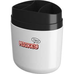 Porta Escova Bulky Coza Disney Branco Com Preto