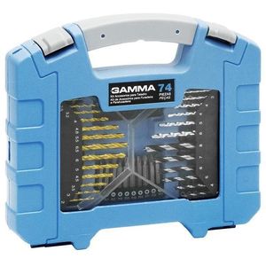 Acessórios Para Parafusadeira e Furadeira Gamma Kit com 74 Peças