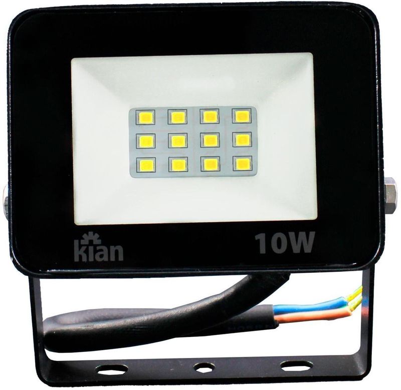 Projetor-Led-Retagular-10W-6500K--Branca-Fria--Kian-Bivolt