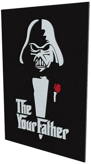 Quadro-Decorativo-Dmadero-Star-The-Your-Father-Wars-Darth-Vader-40x30cm