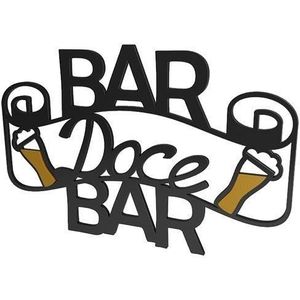 Placa Decorativa Bar Doce Bar Dmadero 26x40cm