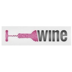 Quadro Decorativo Dmadero Wine 11x40cm