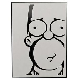 Quadro Decorativo Dmadero Homer Simpsons Serio 40x27cm