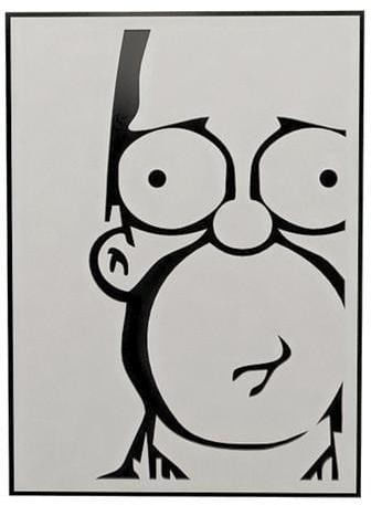 Quadro-Decorativo-Dmadero-Homer-Simpsons-Serio-40x27cm