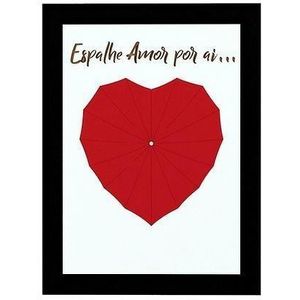 Quadro Decorativo Dmadero Espalhe Amor 40x30cm