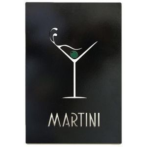 Quadro Decorativo Dmadero Drink Martini 30x20cm