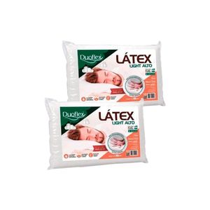 Travesseiro T. Látex Light Lp1101 C/ Capa Dry Fresh Kit C/ 2 Un (50x70) - Duo