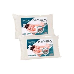 Travesseiro Viscoelástico Nasa Luxo King Nn1016 Kit C/ 2 Un (90x50) - Duo