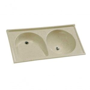 Tanque Rorato Sintetico Duplo 35lt 110x 55cm Travertino