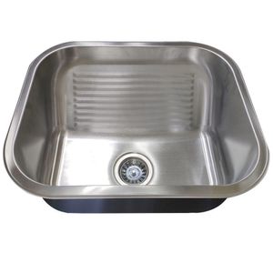 Tanque Lavanderia 30 Litros Aço Inox Esfrega Lava Roupa