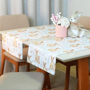 Kit Caminho De Mesa Páscoa Estampado 2 Peças 1,30m X 40cm Microfibra Decorativo - Estampa 1