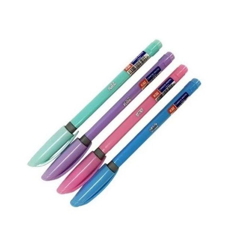 CANETA ESF.TRIBALL PONTA MEDIA 1.0MM AZUL CX/12 UND JOCAR OFFICE