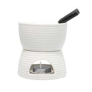 Fondue Em Porcelana 6 Peças 300ml Lines Wolff Branco