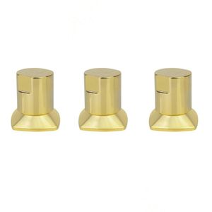 Kit 03 Acabamento Registro Dourado Ouro Encaixe Deca Docol Docol