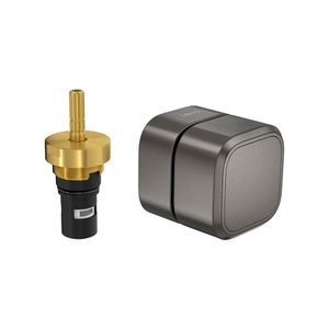Acabamento Para Registro De Pressão Deca You 4916.gf105.pq.mt Quadrado 1-2" E 3-4" Dark Antracite