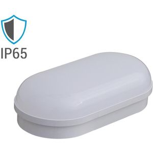 Luminária Tartaruga Oval 7W 6000K Alumínio E Polimeros Sinteticos Luminatti Lm688 Branco Bivolt