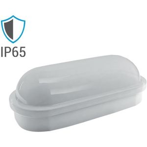 Luminária Tartaruga Oval 15W 6000K Alumínio E Polimeros Sinteticos Luminatti Lm180 Branco Bivolt