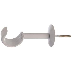 Suporte Para Varão de Cortina Couselo Leão 28mm Branco