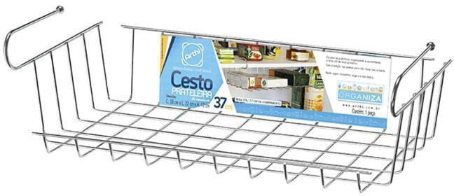 Prateleira-Tipo-Cesto-Arthi-Encaixe-e-Use-Acabamento-Cromado-37cm