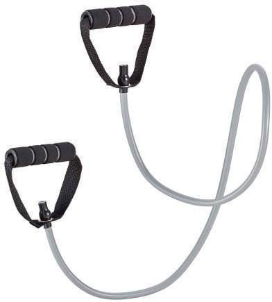 Extensor-Atrio-ES223-Toning-Tube-Fitness-Elastico-Com-Alca-Cinza-e-Preto