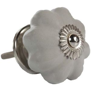 Puxador Para Porta Vênus em Cerâmica Cinza Cd7002X 5X5X3,5Cm