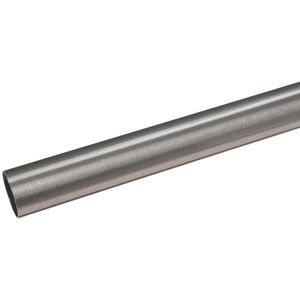 Varão Para Cortina Couselo 28Mm Alumínio Aço Escovado 2,00m