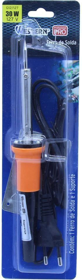 Ferro-de-Solda-Estanho-Eletrico-Western-G12-30W-110V