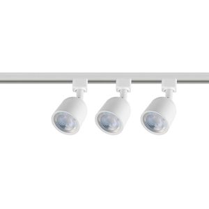 Trilho com 3 Spots LED Blumenau Bivolt 15W Branco 6500K Luz Branca