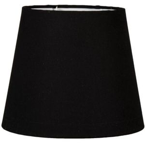 Cúpula Para Abajur Cônica 60W Acetato Tecido e Metal Primor 414-001 Preta