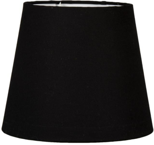 Cupula-Para-Abajur-Conica-60W-Acetato-Tecido-e-Metal-Primor-414-001-Preta