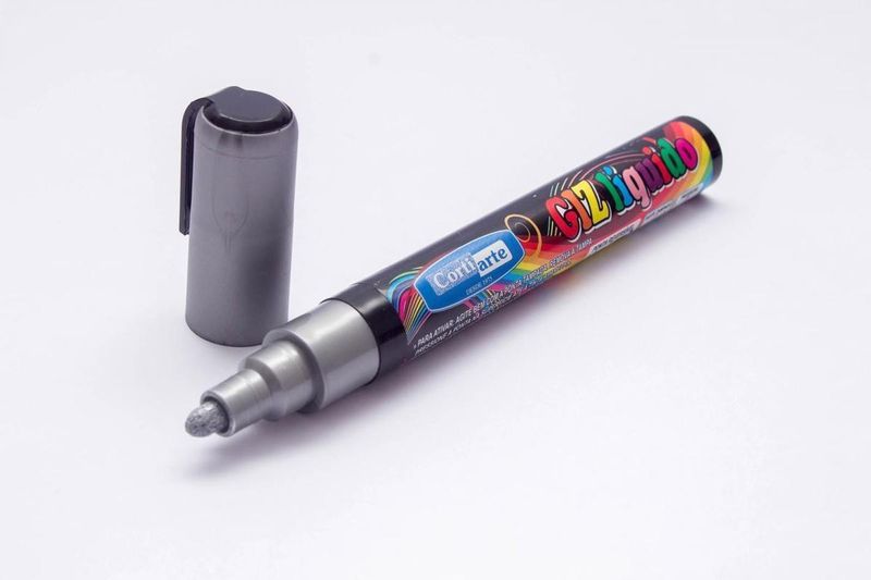 Giz-Liquido-5mm-Cortiarte-Ponta-Dupla-Prata-8g