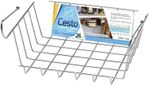 Prateleira-Tipo-Cesto-Arthi-Encaixe-e-Use-Acabamento-Cromado-24cm