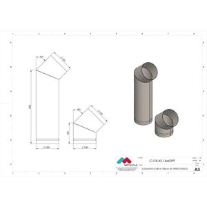 Conjunto Curva Metávila Calefator CJ18451660 Preto Fosco