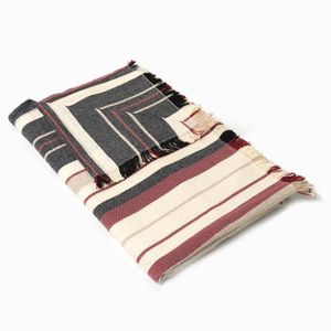 Manta Para Sofá Ouro Preto Artesanal Teares Bordo 140X140cm