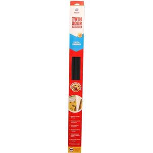 Veda Porta Protetor de Porta Nai BR Twin Door Duplo Preto 90cm