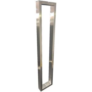 Puxador Para Porta WF Cairo I-212 20Cm Formato Barra Chata Em C Escovado