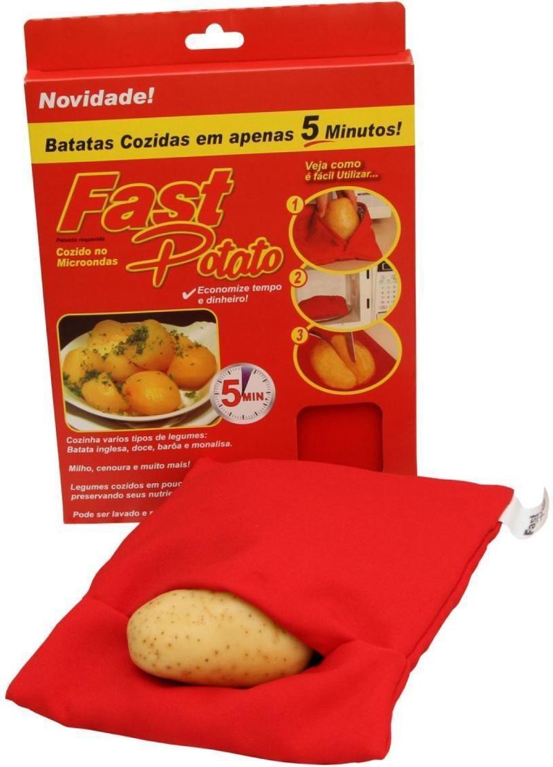 Saco-Bolsa-Para-Assar-Batata-Fast-Potato-Nai-BR-Vermelho